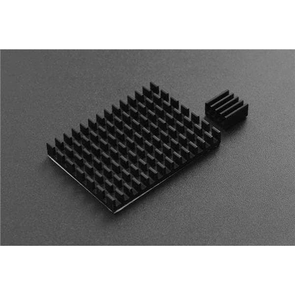 Black Aluminum Heatsink Kit for Raspberry Pi 4B