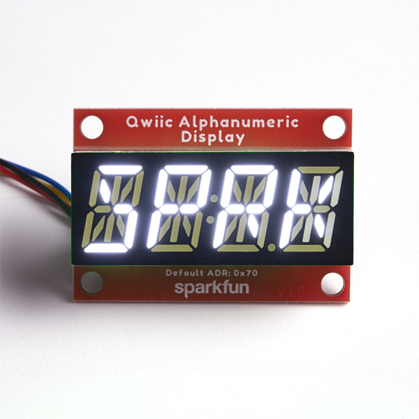 SparkFun Qwiic Alphanumeric Display Kit