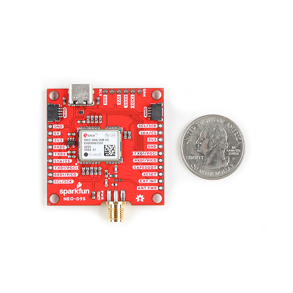 SparkFun GNSS Correction Data Receiver - NEO-D9S (Qwiic)