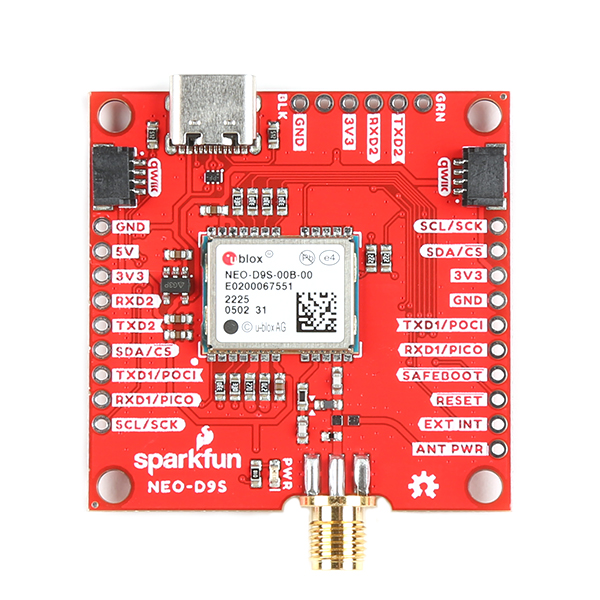 SparkFun GNSS Correction Data Receiver - NEO-D9S (Qwiic)