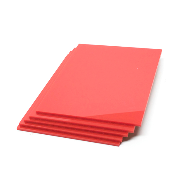 Acrylic Sheet, 3mm (Qty 5) - Red
