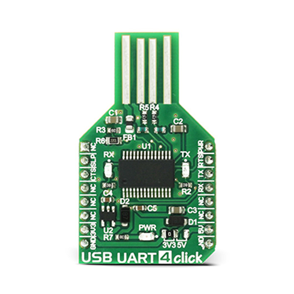 MIKROE USB UART 4 Click
