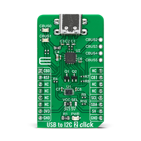 MIKROE USB to I2C 2 Click