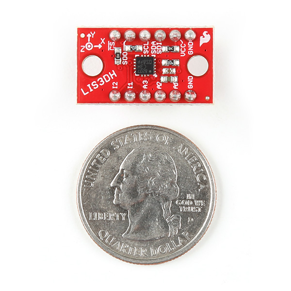 SparkFun Triple Axis Accelerometer Breakout - LIS3DH (with Headers)