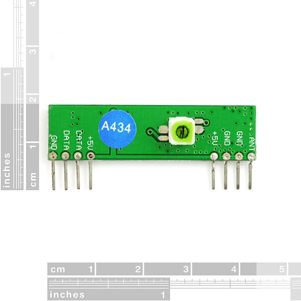 RF Link 2400bps Receiver - 434MHz