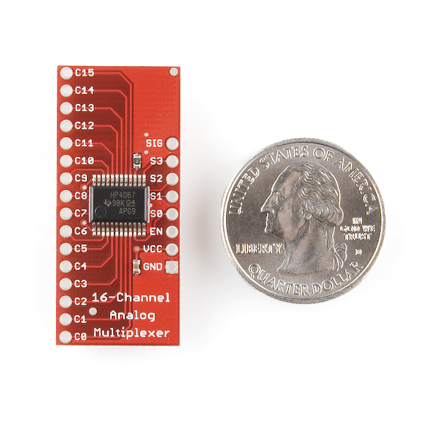 CD74HC4067 CMOS 16 CH Analog Digital MUX Breakout Board for Arduino K1A4 