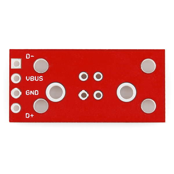 USB Female Type B Vertical Breakout Board