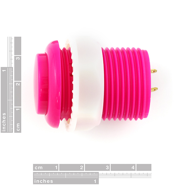 Push Button 33mm - Pink