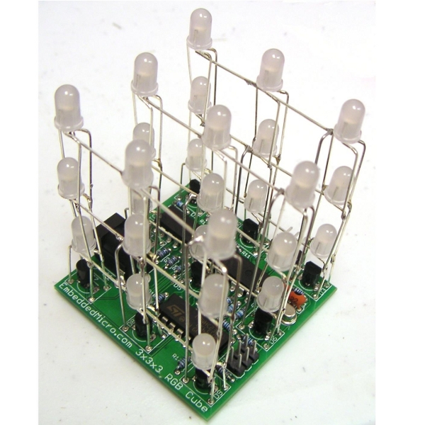 Dingy Vælg reservation LED Cube 3x3x3 - KIT-09391 - SparkFun Electronics
