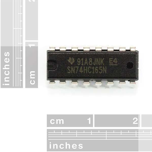 20 PCS 74HC164 SN74HC164N TI IC 8-BIT SHIFT REGISTER DIP 14 IC Parallel-Out 