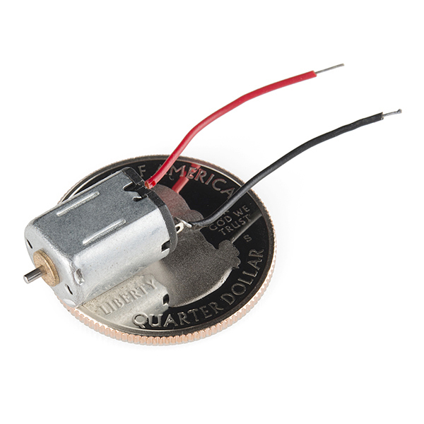 Toy DC Motor with Leads