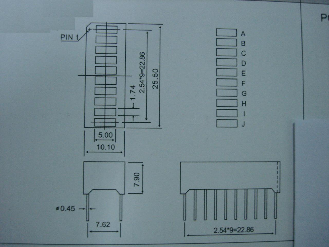 Adafruit 10 segmento LUCE grafico a barre Display a LED-BIANCO ADA1816 