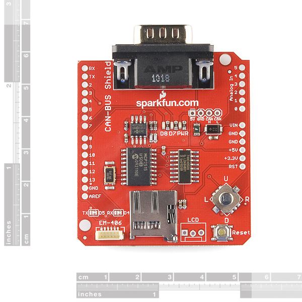 SPARKFUN ELECTRONICS CAN-BUS Shield for Arduino