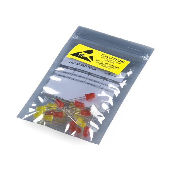 LED - Assorted 10 Red / 10 Yellow (20 pack)