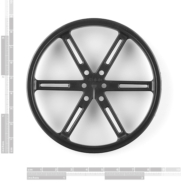 Wheel 90x10mm Pair - Black