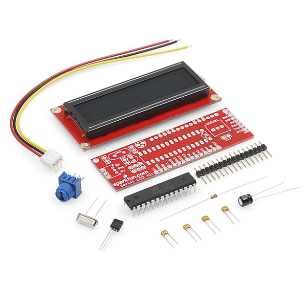 SparkFun Serial Enabled LCD Kit
