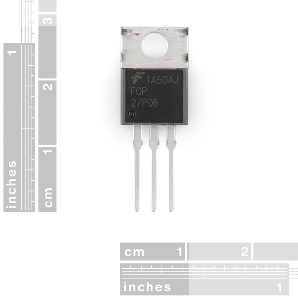 10 pieces MOSFET P-Chan 60V 11 Amp 