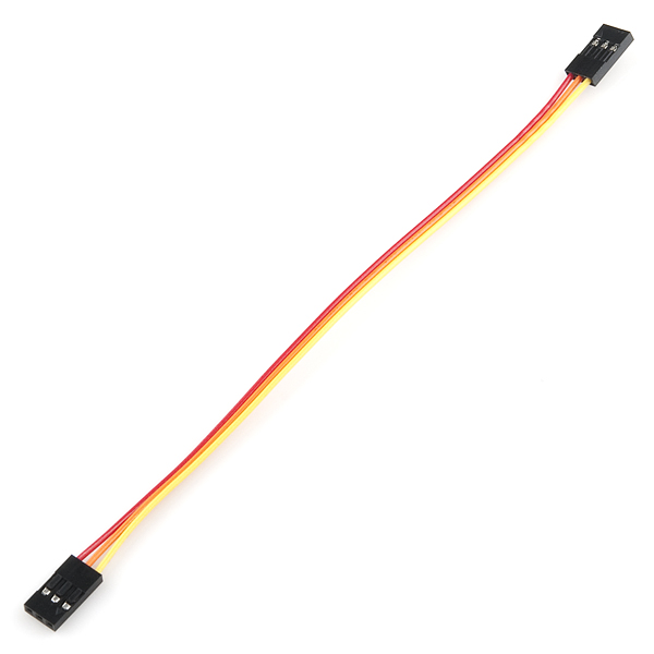 Jumper Wire - 0.1", 3-pin, 6"