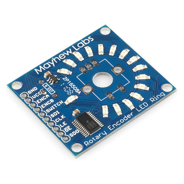 Rotary Encoder LED Ring Breakout Board - Red