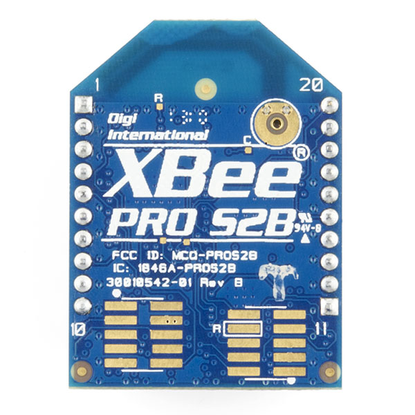 XBee Pro 63mW PCB Antenna - Series 2B (ZigBee Mesh)