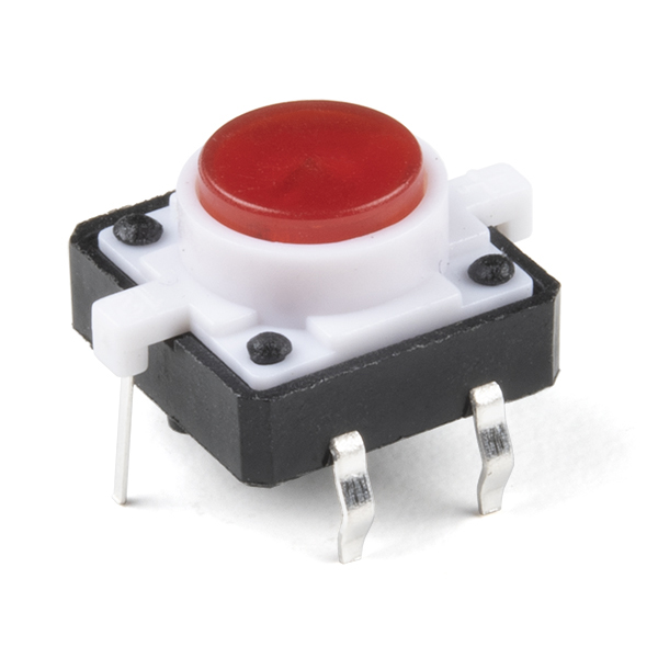 10Pcs 12X12X7.0mm With LED lights red Tactile Push Button Switch Momentary 