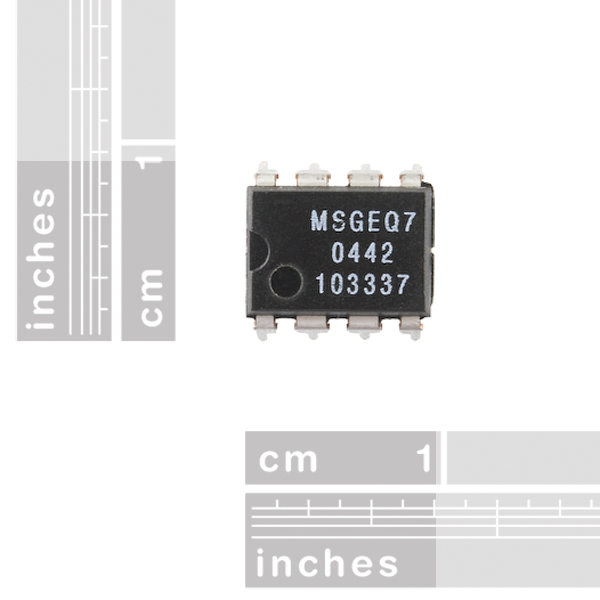 2pcs MSGEQ7 Band Graphic Equalizer IC DIP-8 MSGEQ7 HV