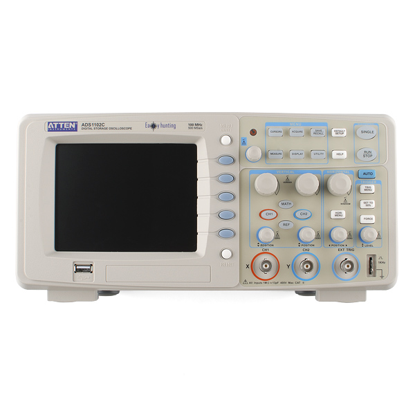 100MHz Digital Storage Oscilloscope - ADS1102C