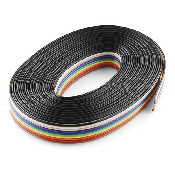 2 M Ribbon Cable AWG 28 Cable 15 PIN GREY 