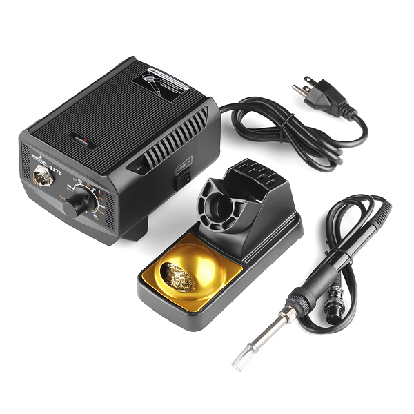 Soldering Station,50W Welding Station Adjustable Temperature 5 Soldering Iron Tips Included 