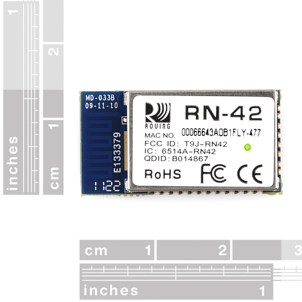 Microchip Roving Networks RN41-I/RM Bluetooth Class 1 Module firmware 6.15 SPP HID 