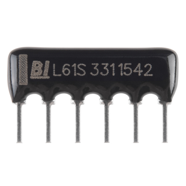 4606X-101-104LF Pack of 500 Resistor Networks Arrays 6pins 100Kohms Bussed 