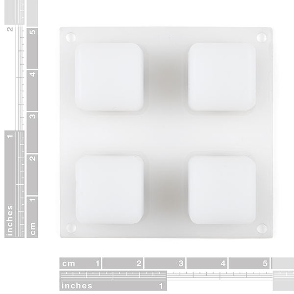LED Compatible Button Pad 2x2