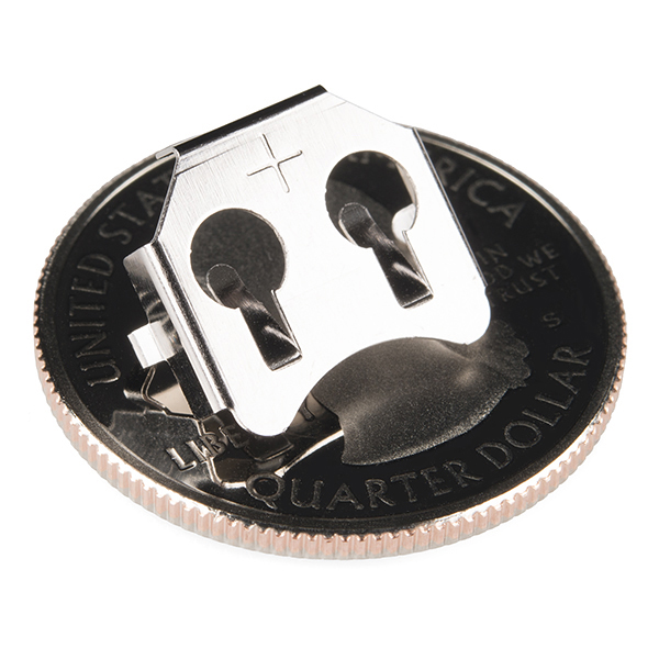 Coin Cell Battery Holder - 12mm (PTH)
