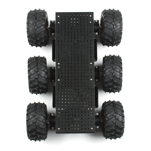 Wild Thumper 6WD Chassis - Black (34:1 gear ratio)