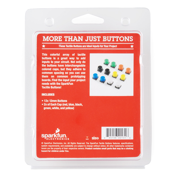 Tactile Button Assortment Retail