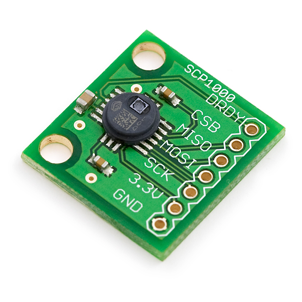 MEMs Barometric Pressure Sensor - SCP1000 Breakout - SEN-08161 - SparkFun  Electronics