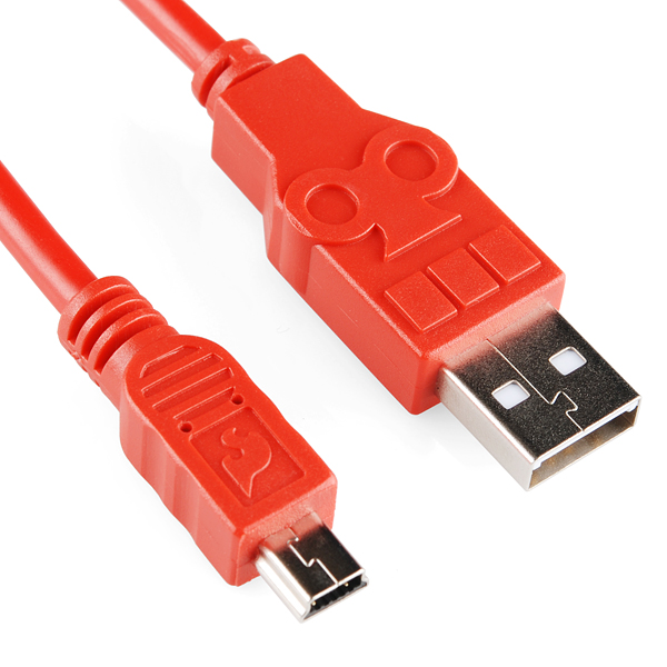 fælde Jakke tapet SparkFun USB Mini-B Cable - 6 Foot - CAB-11301 - SparkFun Electronics