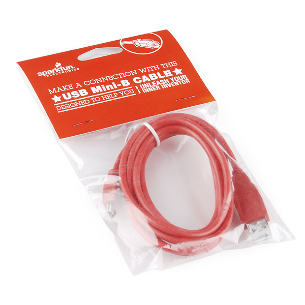 USB Cable - A-to-miniB 6 Foot Retail