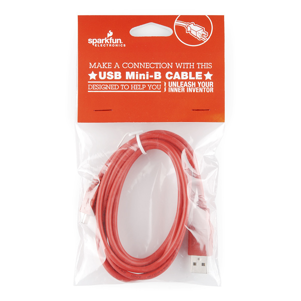 USB Cable - A-to-miniB 6 Foot Retail