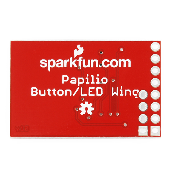 Papilio Button LED Wing