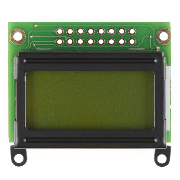 Basic 8x2 Character LCD - Black on Green 3.3V