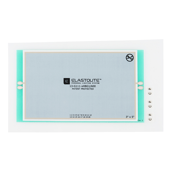 ELastoLite Panel - 5x3 inches - Green