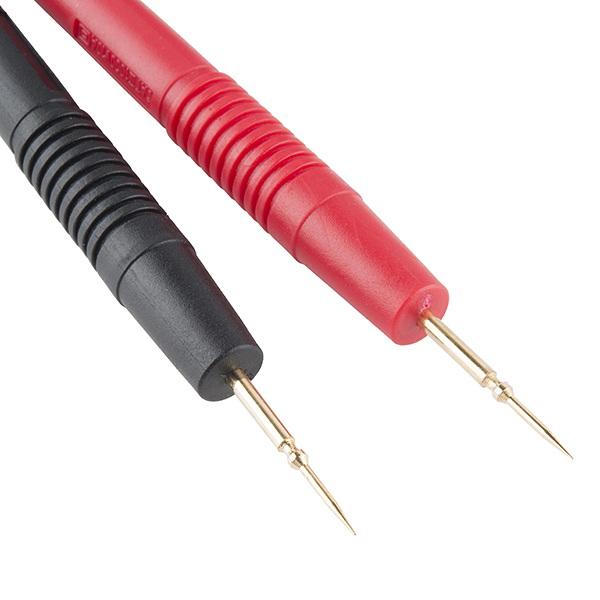 Long Needle Point Multimeter Electrical Insulated Test Probes Pair 