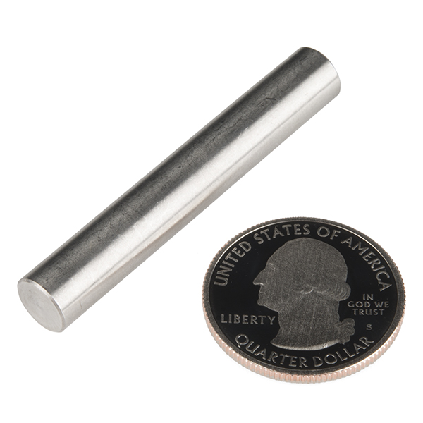 Shaft - Solid (Stainless; 5/16"D x 2"L)