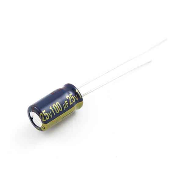 Electrolytic Decoupling Capacitors 100uf 25v Com Sparkfun Electronics