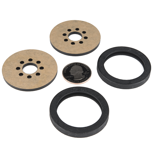 Precision Disc Wheel - 2" (Black, 2 Pack)