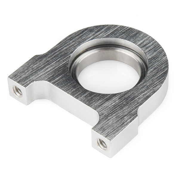 uxcell P003 17mm Mounted Pillow Block Bearing Solid Base Cast Housing Gray 