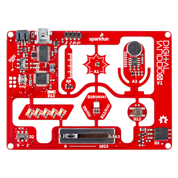 SparkFun Digital Sandbox Board Top