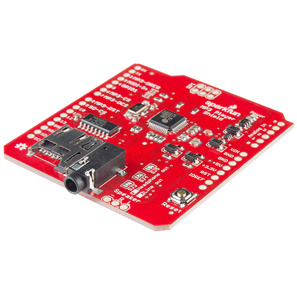 Sparkfun Mp3 Player Shield Dev 12660 Sparkfun Electronics