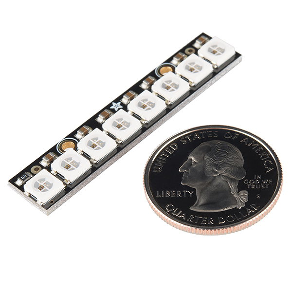 Stick - 8 x 5050 RGB LED - COM-12661 - SparkFun Electronics